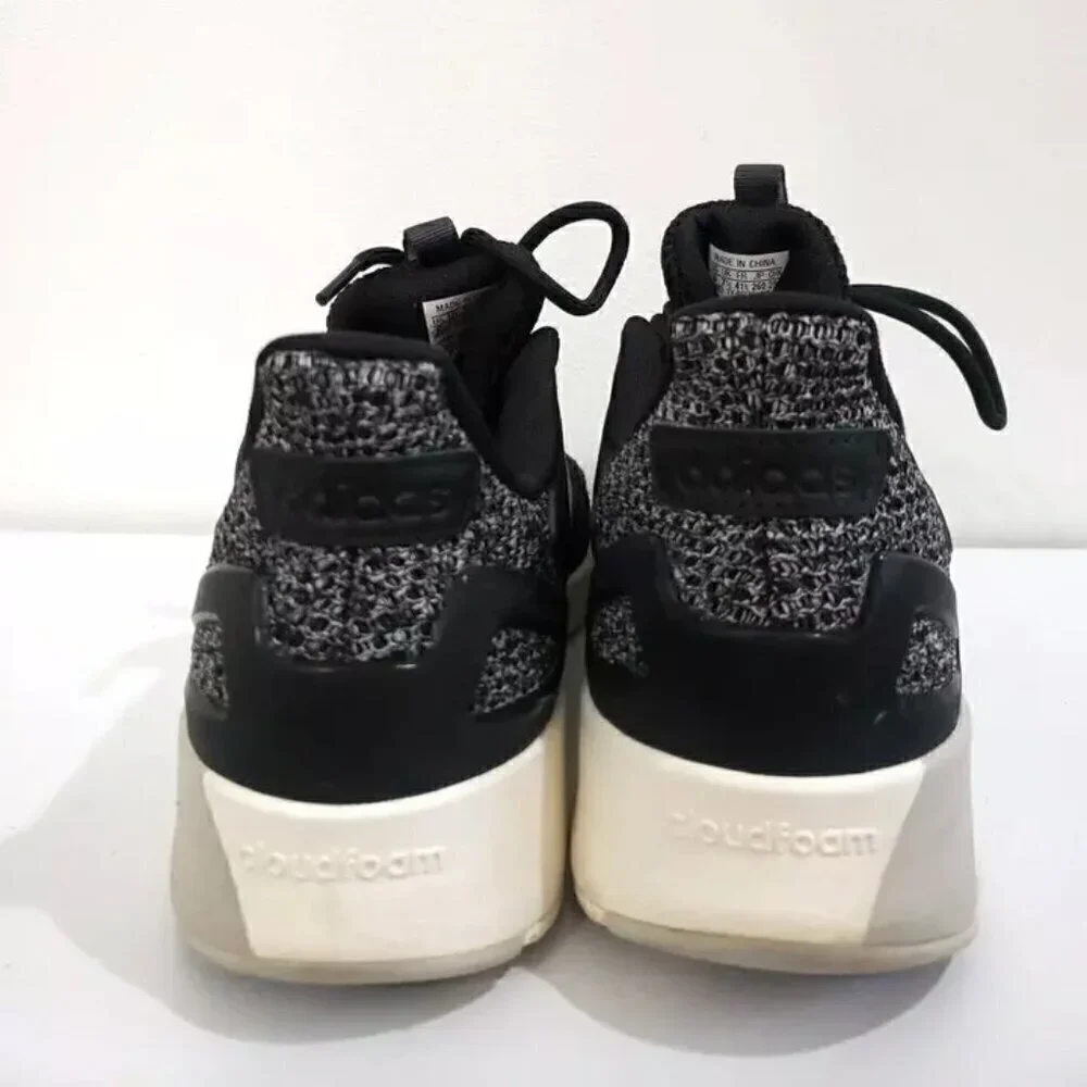 Adidas Ortholite Float Cloudfoam Black Running Sneaker Sz 9 - Picture 4 of 8